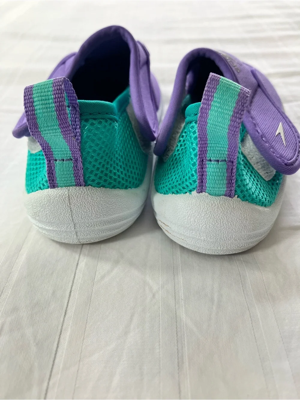 Speedo Kids Purple and Teal Slip-On Water Shoes